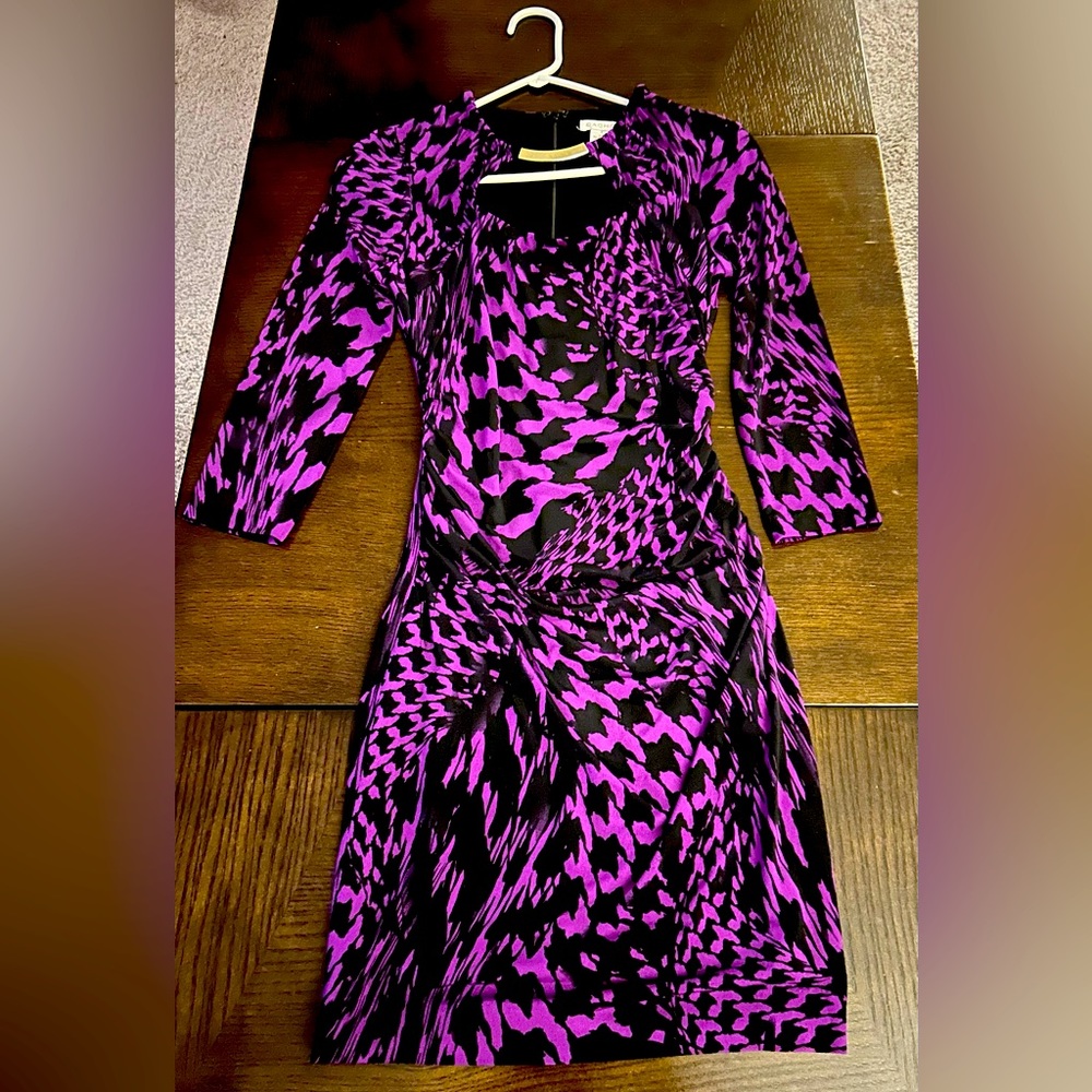 Cache Purple/Black Dress